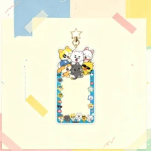 line friends EN K-Pop Cute Cartoon Acrylic Photocard Holder Keychain, Insert Card Photo Frame Bag Pendant, Portable ID Bus Card Protector, Fan Merch, Concert Gathering Decor, Birthday Gift, Holiday Party Favor & Daily Key Accessory - Multicolor - View 12