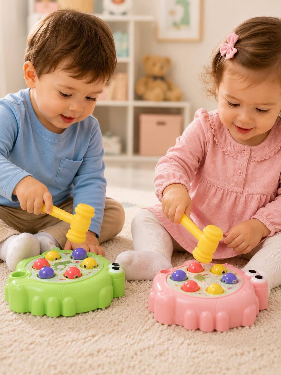 Groundhog Children's Puzzle Toy, Early Education Montessori Toy, Suitable For Girls And Boys, Baby Sensory Toy, Travel Toy - Multicolor - View 1