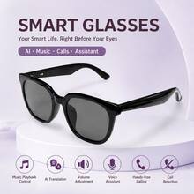 SENBONO New AI Translation Smart Audio Glasses - Hall Sensor One-Button Start, Wireless Call, Music Playback, Hands-Free Phone Calls, Camera Control, Wake-Up Voice Fashion Smart Glasses For Men And Women - View 10
