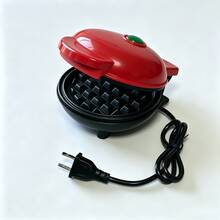 RAF Electric Mini Waffle Maker, Double-Sided Heating Home Breakfast Baking Machine, Kitchen Small Dessert Cooking Appliance, Kitchen, Cooking, Summer Product Discount Event - Japan A Type Plug(100V) - View 15