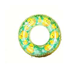 Inflatable Swim Ring PVC Inflatable Swim Ring Neutral Underarm Float With Blue Transparent Four-Leaf Clover Duck Design Suitable For Summer Water Sports Pool Party Beach Party Swimming Pool Beach Summer Swim Ring - Swim Ring - View 19