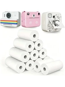 57x25mm Thermal Paper White Mini Printer/Camera Instant Print Camera Print Paper Replacement Accessories Parts - White - View 1