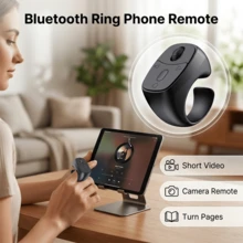 Video Scrolling Ring Remote Control, Bluetooth Camera Remote | Wireless Wristband, IOS&Android Compatible, Hands-Free, Video Recording & Music Control - Multi-color JX-11 - View 9