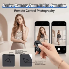Kontrol Jarak Jauh Cincin Penggulir untuk Platform Media Sosial Utama, Video Pendek, Kontrol Jarak Jauh Nirkabel Kompatibel dengan iPhone/Android, Kamera untuk Ponsel, Kontrol Jarak Jauh Nirkabel Ponsel Penggulir Bebas Genggam, Pengontrol Foto, Alat Bantu Selfie, Kontrol Jarak Jauh Katrol, Baterai 40 mAh - JX-11pro multiwarna - View 2