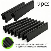 Upgraded 3-Blade Back Shaver And Replacement Blade Set (Sold Separately), Ergonomic Non-Slip Handle, Suitable For Dry And Wet Shaving, Gift For Boyfriend, Halloween, Christmas, Bathroom Accessory - 3-blade Model - View 10