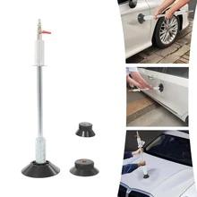 Silver Professional Pneumatic Dent Repair Kit With 3 Suction Cups, Air-Powered Vacuum Dent Puller For Hail Damage & Car Body Repair For Auto Garages - Silver - View 2