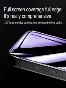 3 Packs Anti-Blue Privacy Tempered Glass Compatible Compatible With Iphone 17 Pro Max/16 Pro/16e/15 Pro Max/16/15/14/13/12/11/Mini/Plus/XR/X/XS Max Dynamic Island Compatible Anti-Spy Screen Protector Anti-Peeping Film Easy Installation - 3Pcs - View 4