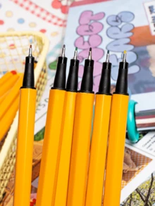 Juego de 24 bolígrafos de línea fina de colores en bolsa - Conjuntos - Ver 5