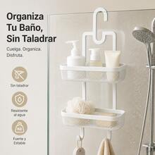 Bathroom Shelves & Corner Shelves - 白色 - 查看 7