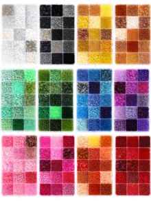 2 Boxes 30 Colors Glass Seed Beads And Tube Beads For DIY Jewelry Making - A - View 7