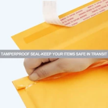3/8/12/15/25pcs 5.9 Inch Kraft Paper Bubble Mailers, Thickened Self-Sealing Shipping Envelopes, Suitable For Back To School Season - Multiple Styles - View 10