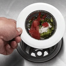 2pcs Stainless Steel Kitchen Sink Strainer, Large 4.5 Inch Diameter Wide Rim Kitchen Sink Drain Filter - A - View 9
