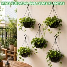 Kit 10 Vasos Cuia 25 Com Haste Alça Resistente na Cor Preta - B - Visão 4