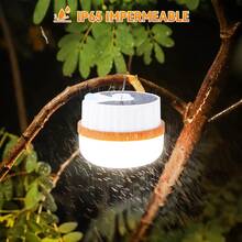 2pcs Rechargeable Solar LED Emergency Portable USB Lights - Warm White - View 3