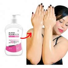 Alpha Arbutin 10倍美白身體乳液 400ml，冰感即時亮膚美白霜，不油膩快速吸收，含UV防護，適用於斑點的身體乳 - Collagen - 查看 1