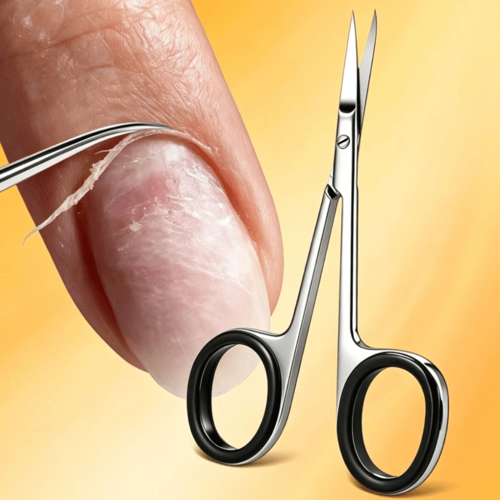 Bello Paratu Cuticle Scissors (1 Piece) – Professional Stainless Steel Manicure Scissors, Eyebrow Scissors; Extra-Fine Curved Cuticle Scissors For Manicures, Eyelashes, And Eyebrow Grooming - Multicolor - View 1