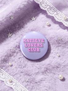 1pc/6pcs 4.4cm KATSEYE Fan Badge, Y2K Cute Button Pin, Lapel Pin For Clothing, Bags, Backpacks, Perfect Gift For KATSEYE Fans - Multicolor - View 4