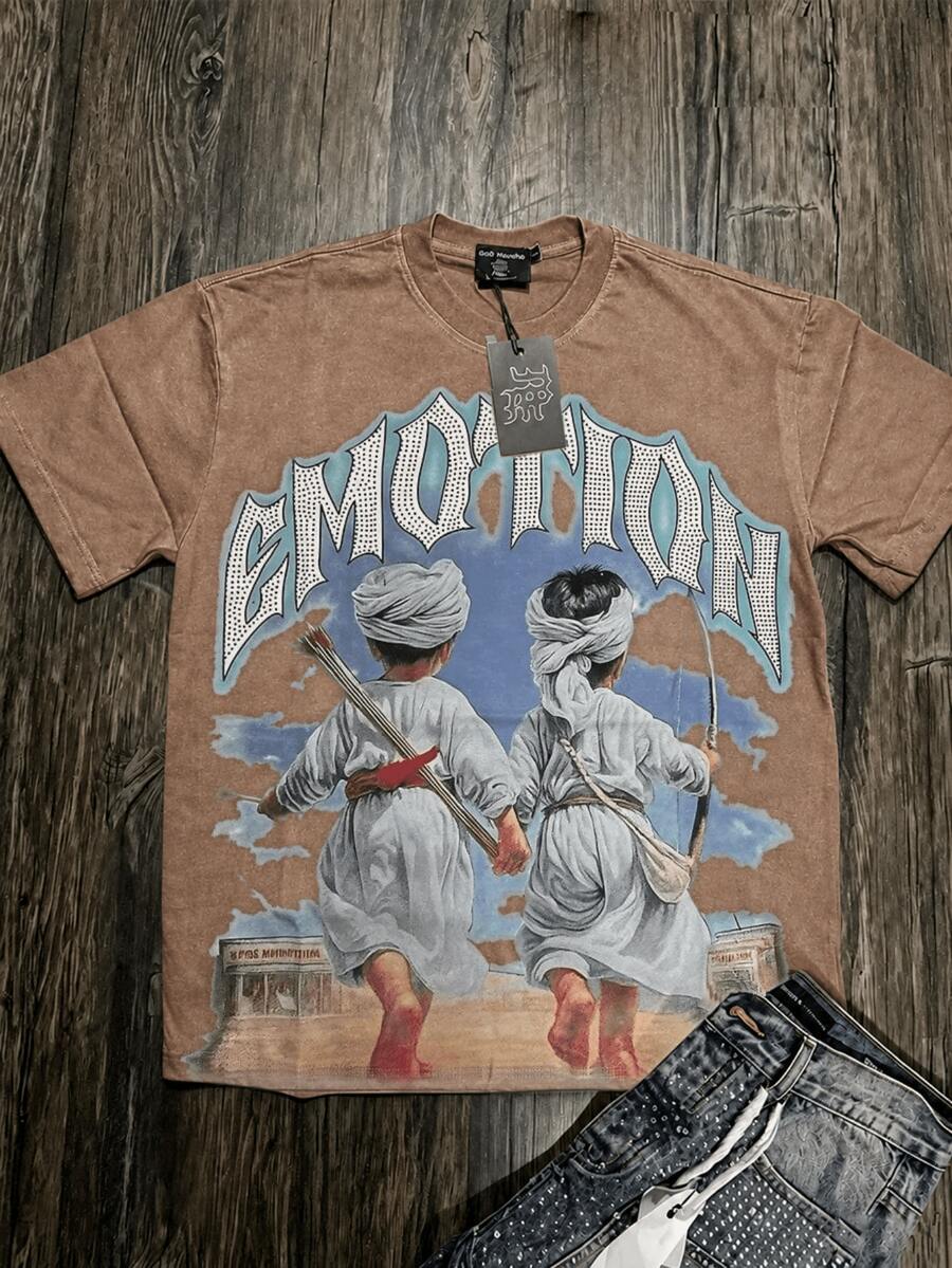 Women T-Shirts - 棕色 - 查看 1