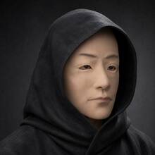 Topeng Lateks Wajah Manusia Realistis untuk Dewasa, Topeng Kostum Halloween Wajah Pria 3D dengan Tali Elastis Tersembunyi, Perlengkapan Panggung Pesta Cosplay - Topeng wajah manusia realistis - View 1