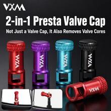 VXM 2/4/8/10/ Pcs Aluminum Alloy Presta Valve Caps, Bicycle Tubeless Tire Valve Caps, Anti-Oxidation Bicycle Valve Dust Caps - Multicolor - View 5