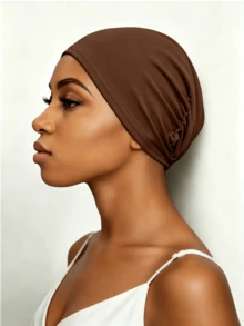 YPGVUO Multi‑Color Pleated Inner Hijab Cap, Breathable Non‑Slip Head Base For Home & Outdoor Use, Nice Holiday Present For Ladies - Multicolor - View 6