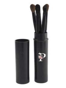 5pcs Portable Long Handle Eye Makeup Brush Set With Cylindrical Dust-Proof Storage Tube, Includes Detail Brush, Black Long Handle Eyeshadow Blending Brush, Angled Brow Brush And Fine Eyeliner Brush, Covering Eyeshadow Blending, Brow Filling And Precise Eyeliner Drawing Functions - Multicolor - View 12