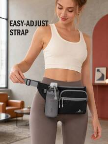 Multifunctional Outdoor Sports Waist Bag With Water Bottle Pocket, Suitable For Running, Gym, Hiking And Back To School Season; Sports Accessories - Multicolor - View 5