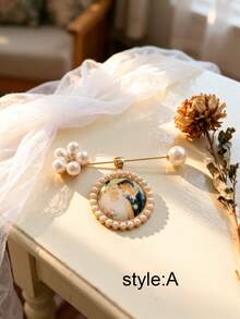 Personalized Wedding Bouquet Photo Hanging Ornament, Wedding Bouquet Photo Hanging Ornament, Customizable Bouquet Hanging Ornament, Bridal Keepsake, Custom Photo Memorial Pin - C-photo Bouquet Pin - View 5