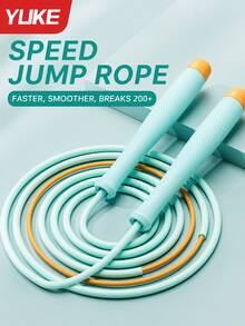 Yuke Speed Jump Rope With Lightweight Non-Slip Handles, Fast Smooth Rotation Skipping Rope For Fitness Training, Cardio Workout, Weight Loss And Home Exercise, Durable Adjustable Rope For Adults Gym Sports Equipment - Multicolor - View 10