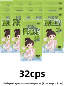 全天保持涼爽的貼片，讓您隨時心情愉快，告別酷熱與煩惱，植物成分萃取，能有效緩解中暑及其他不適（適用於手機散熱） - 藿香降溫冰貼 - 查看 14
