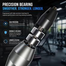 MOGOLD Precision Bearing Jump Rope – Aluminum Alloy Handles, Steel Wire Cable, Non-Slip Silicone Grip, Adjustable Length For All Fitness Levels - T77-dS - View 4