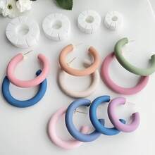 Soft Ceramic Earring Mold Making Kit, Round Earring Making Mold, Tools For Creating Soft Ceramic Art Earrings - White - View 4