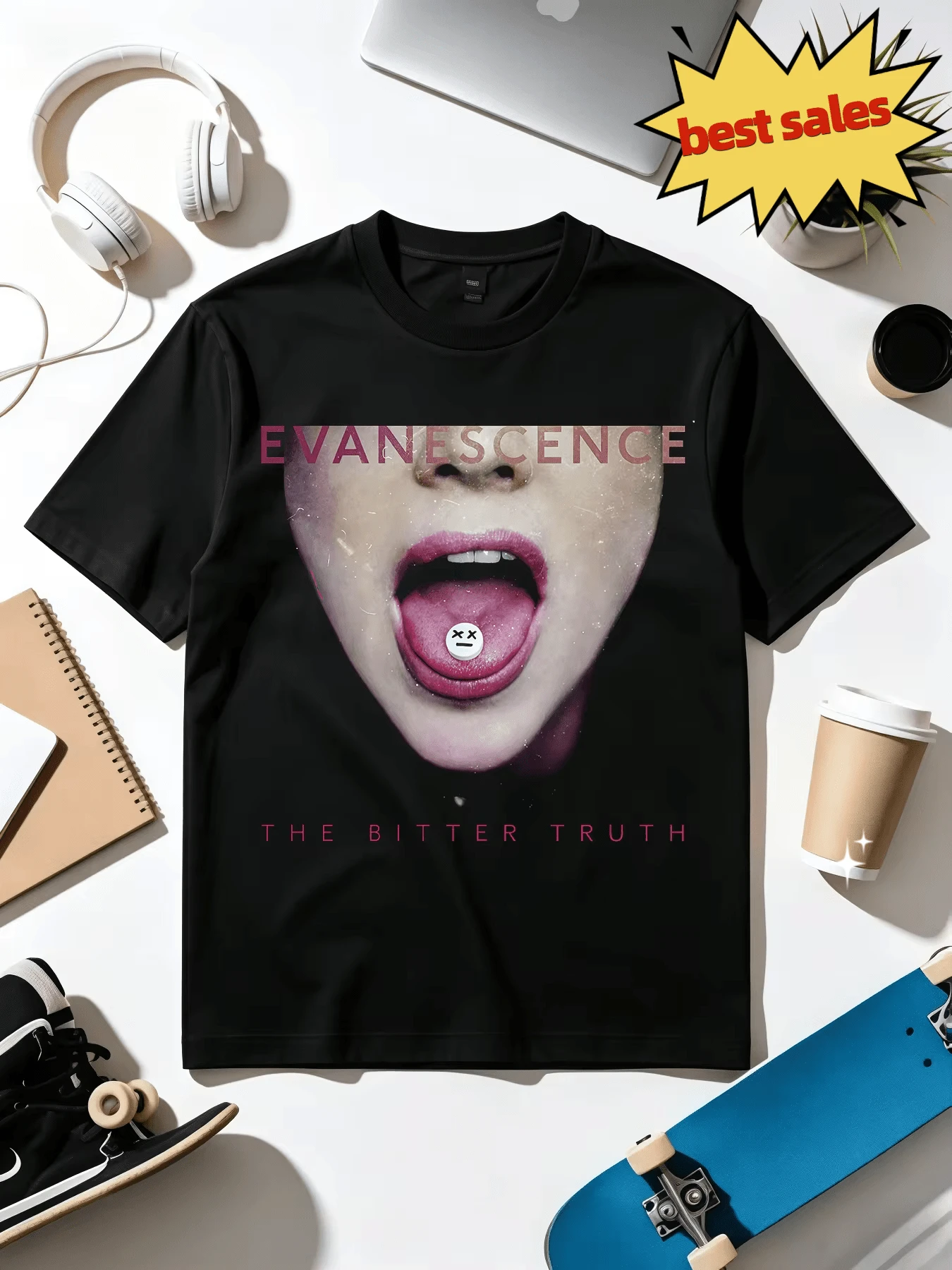 Women T-Shirts - 黑色 - 查看 1