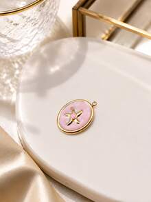 1/6pcs Ocean Theme Enamel Pendant Necklace Charm, Sea Turtle, Starfish & Sun Pattern Jewelry Pendant, Colorful Ocean Style Exquisite Women's Necklace Pendant - Multicolor - View 5