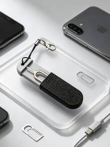 Multi-Color Phone SIM Card Ejector Pin Storage Box, SIM Card Pin Slot (Includes SIM Card Pin), Universal Ejector Pin Portable Storage Box With Lanyard, Travel Storage Box, Compact And Lightweight, Anti-Loss And Durable, Suitable For Smartphones - Multicolor - View 14