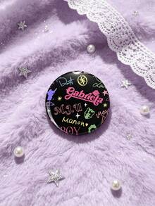 1pc/6pcs 4.4cm KATSEYE Fan Badge, Y2K Cute Button Pin, Lapel Pin For Clothing, Bags, Backpacks, Perfect Gift For KATSEYE Fans - Multicolor - View 5