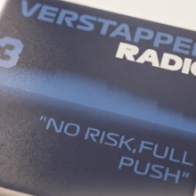 1個 10cm*10cm 陶瓷杯墊 F1 Radio TR 風格 趣味賽車防滑耐熱吸水杯墊，適用於晚餐、下午茶或早餐 - Blue No risk full push - 查看 3