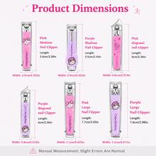MONKIDS 3pcs Professional Precision High Carbon Steel Nail Clipper Set, Home Beauty Care Kit, Travel-Friendly, Fashion Design, Premium Precision Nail Clipper & Cuticle Set - Multicolor - View 9