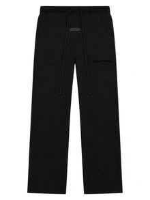 Fear Of God Essentials Black Relaxed Sweatpant (SS22) Unisex - 黑色寬鬆運動褲 - 查看 1