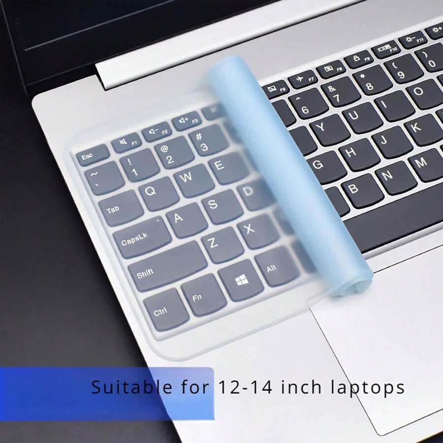 Laptop Keyboard Protector Silicone Universal 15.6/17 Inch Protective Cover Colorful Ultra-Thin Protective Film Minimalist Dust-Proof Transparent Film Anti-Stain Protective Cover - Multicolor - View 1