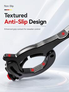 Motorcycle Throttle Lock Cruise Control, Universal Throttle Assist Clip, One-Touch Quick Release Accelerator Grip Clamp, Adjustable 360° Rotating Non-Slip ABS Wrist Rest, 1PC Black Handlebar Accessory For Motorcycle Scooter Motorbike Long Rides - A - View 8