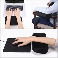 Ergonomic Chair Armrest, Soft Memory Foam Elbow Support Pad, Relieves Arm Fatigue For Office And Gaming Chairs - Multicolor - View 2
