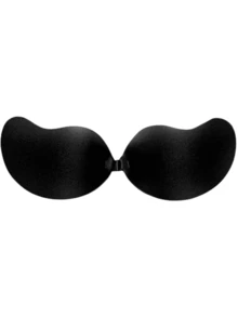 2 Pairs Strapless Adhesive Bras, Mango-Shaped Cups, Petal Nipple Covers, Breathable Design, Suitable For Small Breasts, Lifting And Gathering - Multicolor - View 15