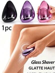 1 Set Reusable Crystal Hair Remover, Provides Amazing Painless Hair Removal And Exfoliation Experience. Suitable For Salon Beauty And Travel Use. Unisex. (Note: Do Not Use To Remove Hair From Head Or Beard) - Multicolor - View 2
