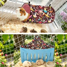 Hamster And Guinea Pig Tunnel, Small Pet Tunnel And Pipe, Soft Wool Small Animal Tunnel Tube And Mat As Well As Corner Hideout Cage Accessories, Suitable For Guinea Pigs, Rabbits, Ferrets, Chinchillas, Hedgehogs, Etc. - View 57