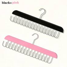 1pc Professional Multi-Function Hair Extension Clip: Extra Wide Weft Clip, Suitable For Full Length Weft Hair Styling, Multi-Layer Hair Washing, Drying, Dyeing, Styling And Storage, Wig Hanger, Multi-Hook Wig Storage And Display Rack, Durable Solid Wood And Metal Material, Suitable For Daily Wig Washing, Drying, Dyeing And Braiding, Halloween - View 12