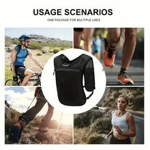 Lightweight Breathable Running Vest Backpack, Suitable For Women And Men Outdoor Sports, Marathon, Trail Running, Cycling, Hiking (Backpack Only, Water Bladder Not Included) - Multicolor - View 5