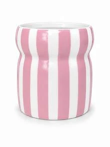1pc Colorful Striped Kitchen Utensil Holder, Wavy Design Cutlery Organizer Box, Suitable For Spoons, Forks And Chopsticks, Multi-Functional Countertop Storage Cup, Modern Home Decor And Housewarming Gift - Multicolor - View 10