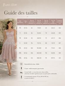 Romantic Pink Geometric Embroidered Mesh Midi Dress - 粉色 - 查看 11