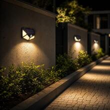 1 Pc Luzes Solares Decorativas Para Exterior Sem Cabos Poupe Energia Facil Montagem Longa Duracao - Estrela - Visão 3